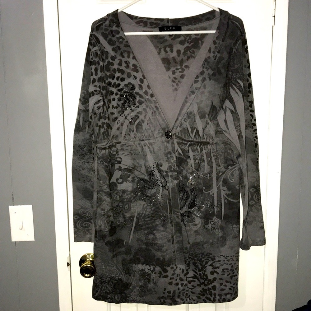 B. L. E. U. Sweater